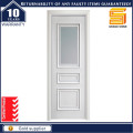 Glass Inserted MDF PVC Wooden Doors Swing Open Style